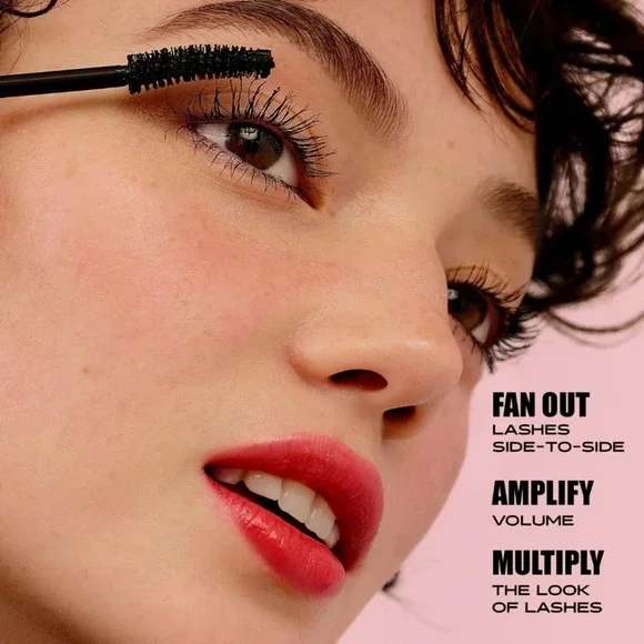 $12❤️‍🔥 Benefit Fan Fest Fanning & Volumizing Mascara HYPER BLACK 2PK 👁️ NEW - Picture 3 of 8